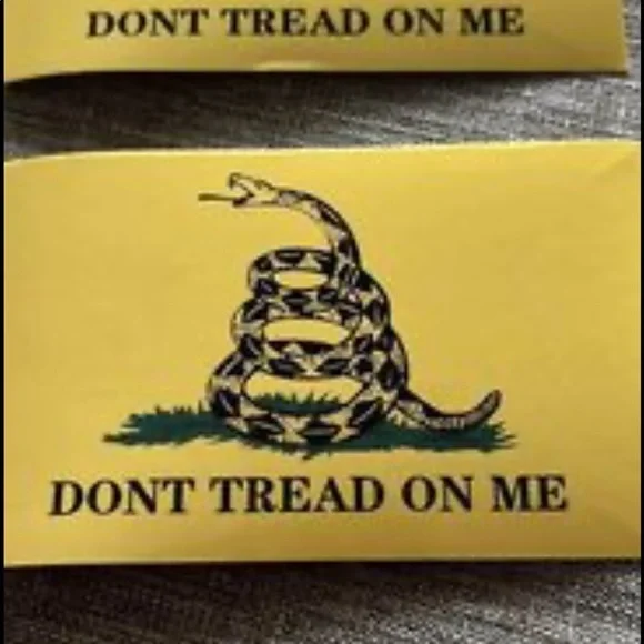 3/$10 NEW set 2 stickers don’t tread on me - Picture 2 of 4
